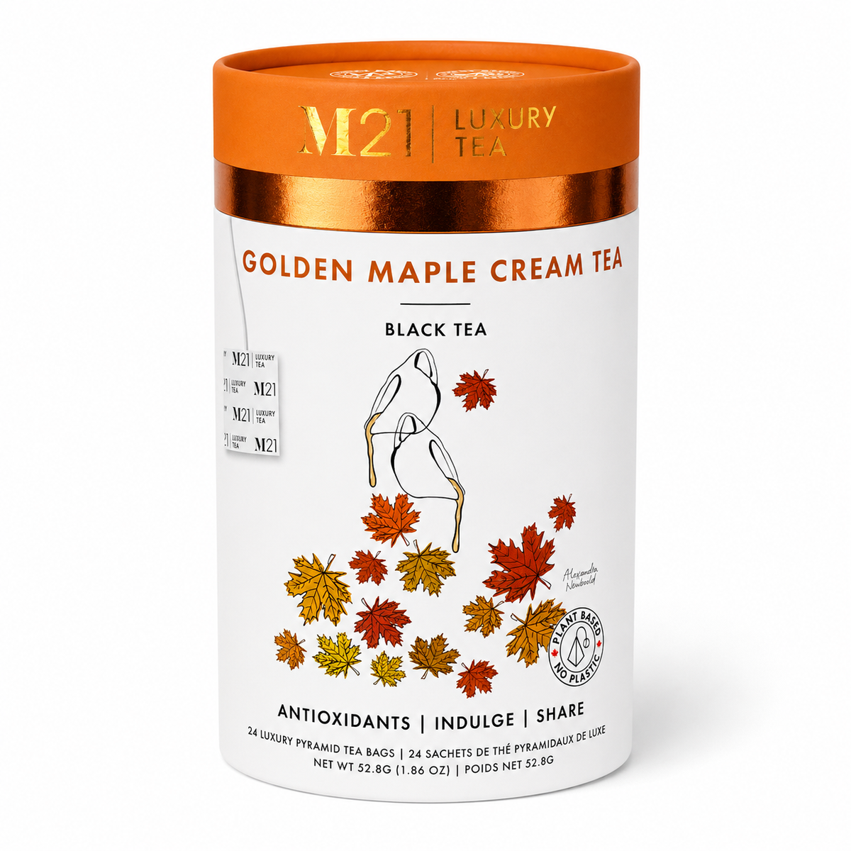 Maple Golden Cream Luxury Tea | Canadian | 24ct