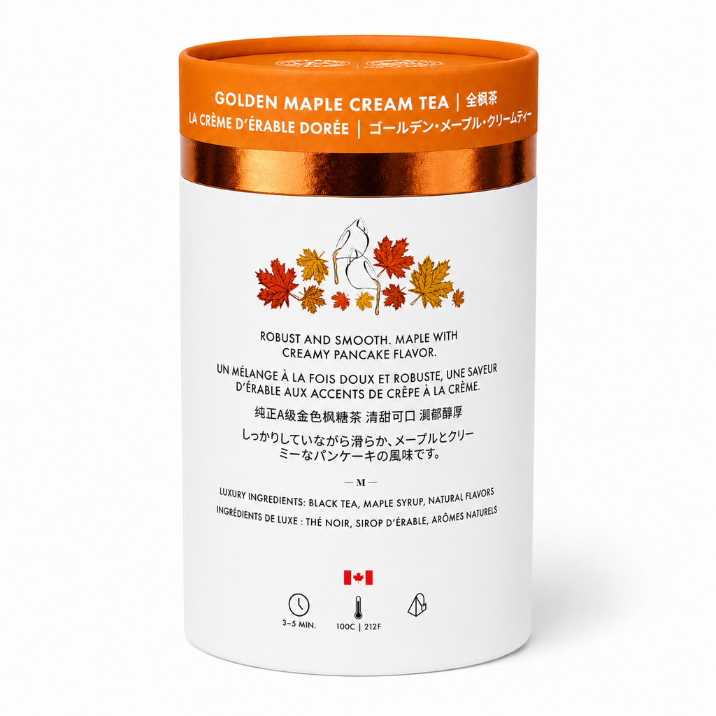 Maple Golden Cream Luxury Tea | Canadian | 24ct